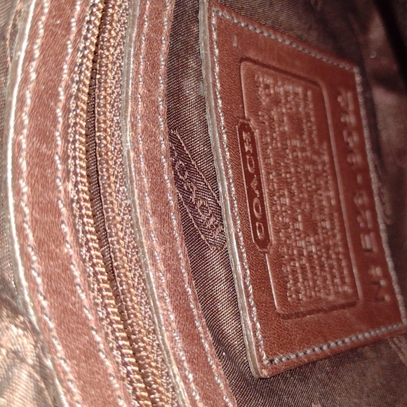 Coach Crossbody Brown Leather E23-9592 - Picture 7 of 9